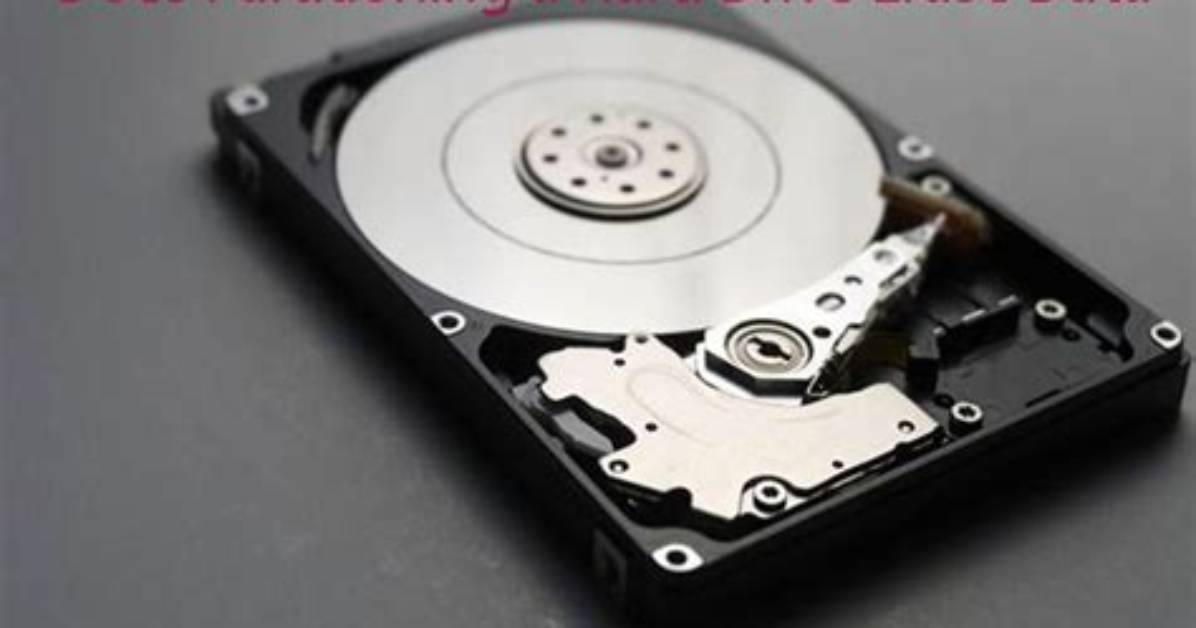 Can Partitioning Erase Data?