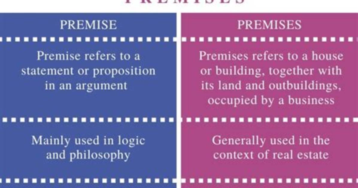 Can Premises Be Singular?