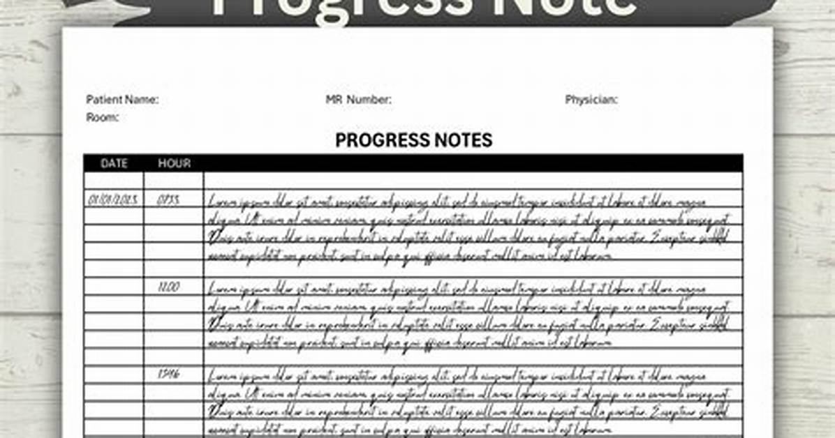 Can Pta Do Progress Notes