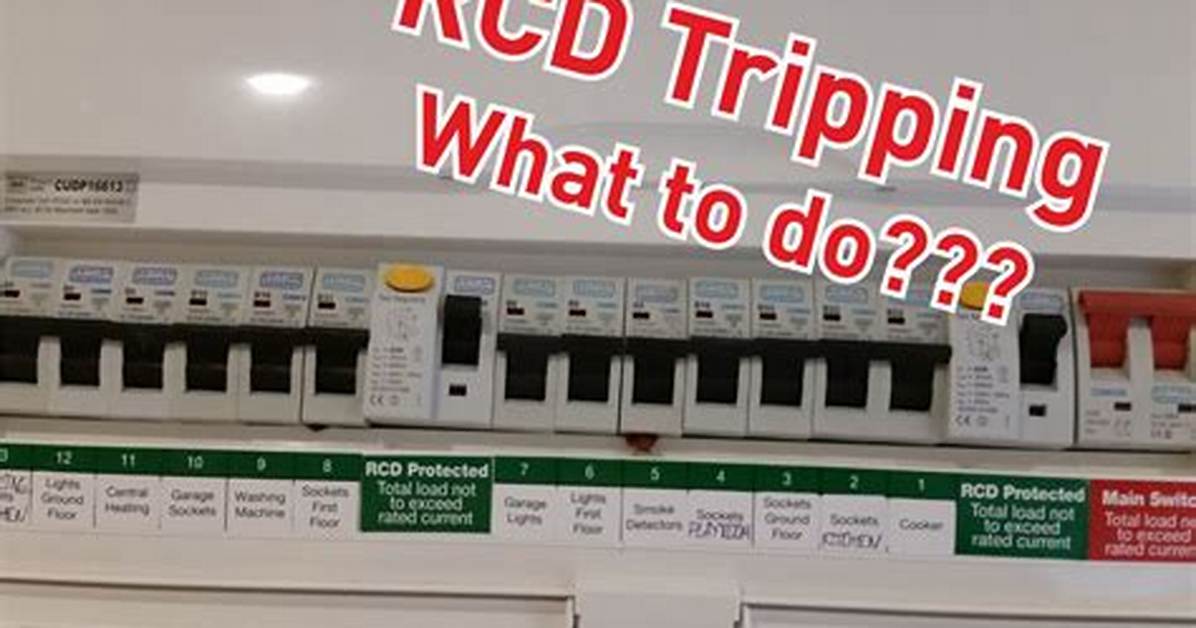 Can Rcd Trip Damp