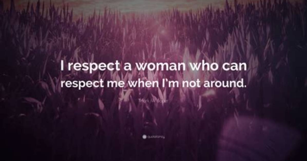 Can Respect Be Regained?