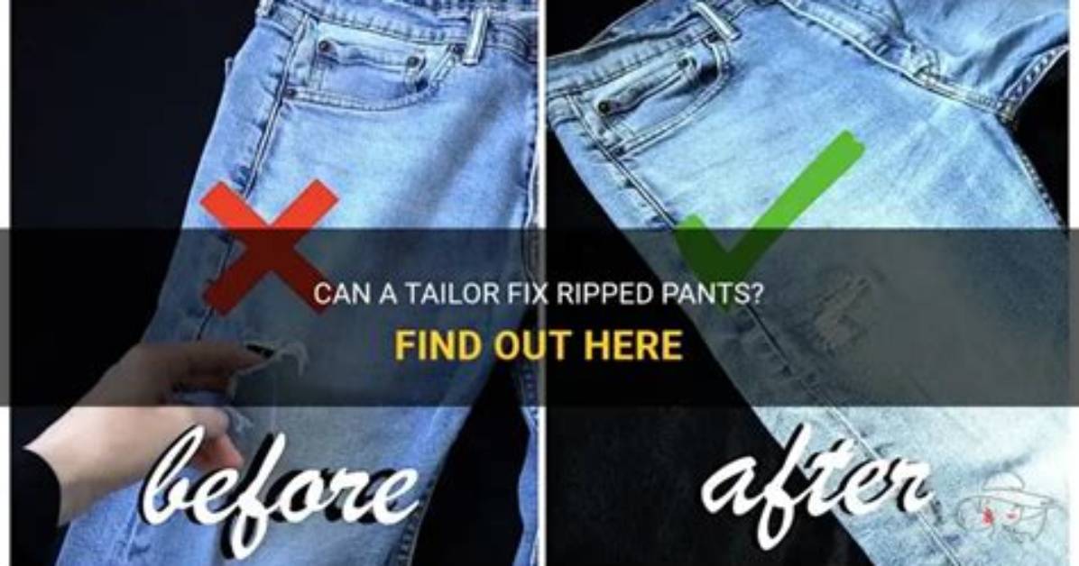 Can Ripped Pants Be Fixed?