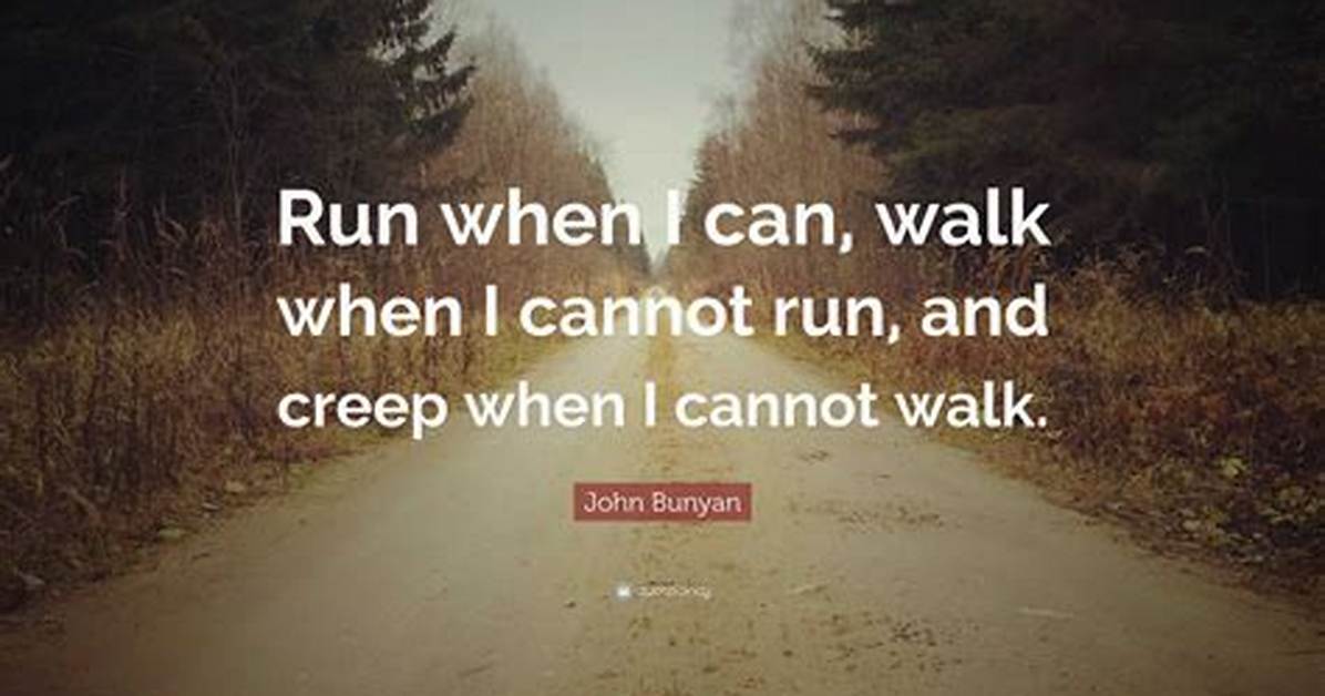 Can Run but Cannot Walk?