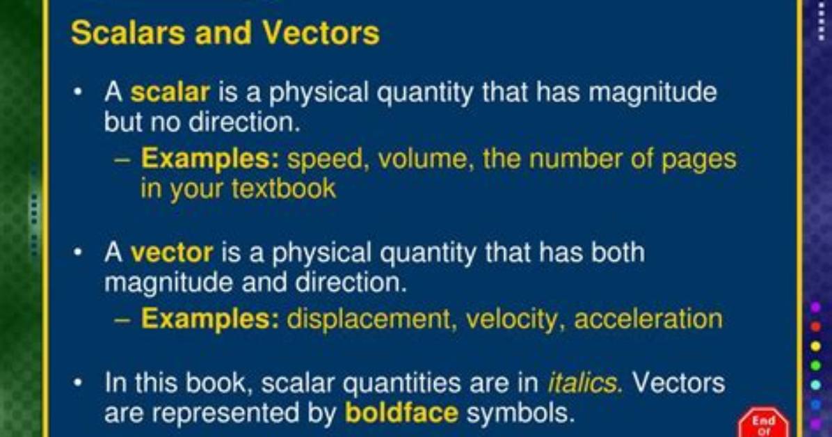 Can Scalars Be Added?