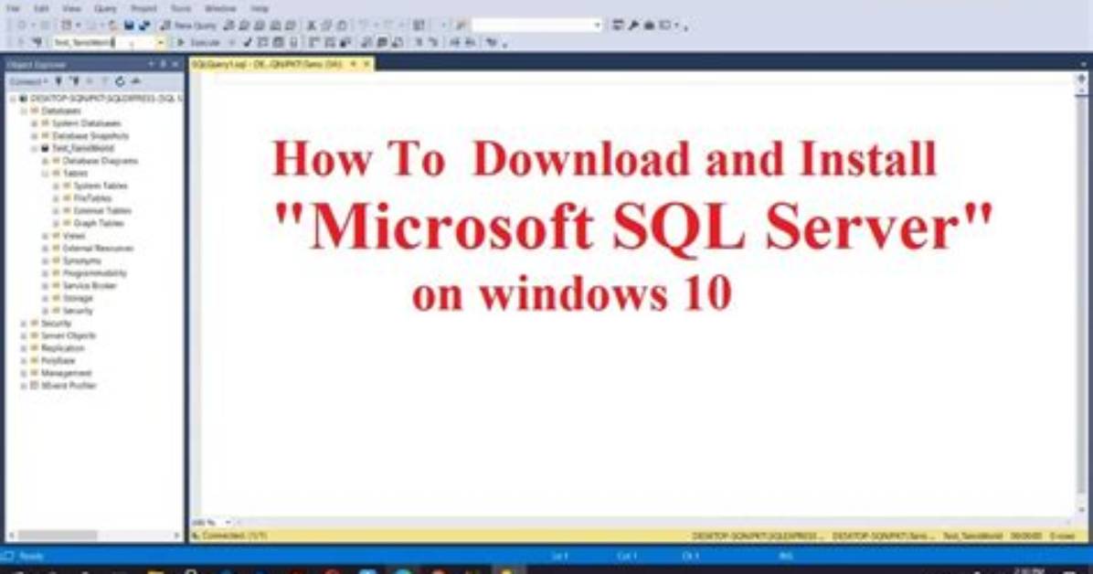 Can Sql Server Run on Windows 10 Home?