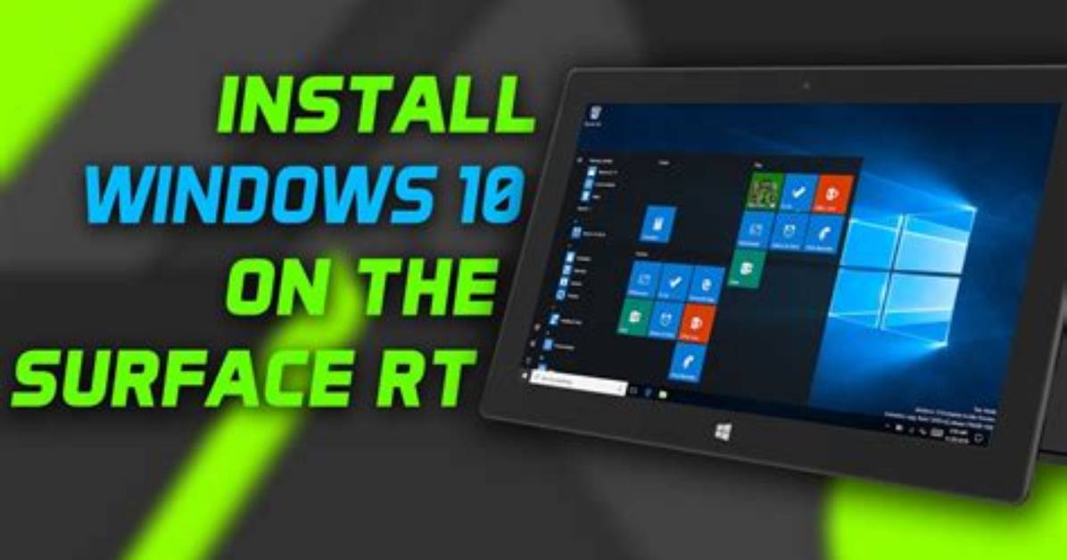 Can Surface Rt Run Android?