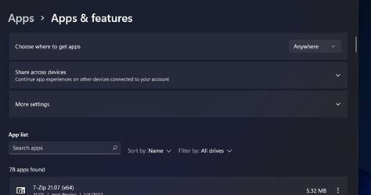 Can’t Access Apps and Features Windows 10?