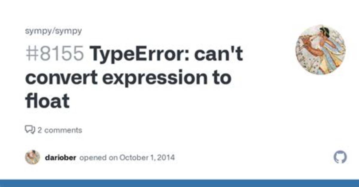 Can't Convert Expression to Float