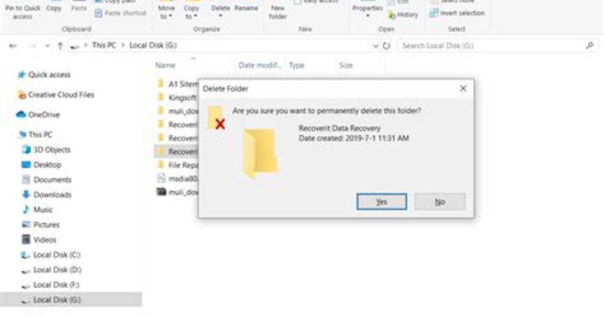 Can’t Delete Folder Windows 10 Need Permission?