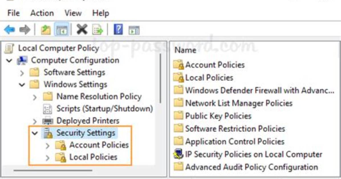 Can't Edit Local Security Policy