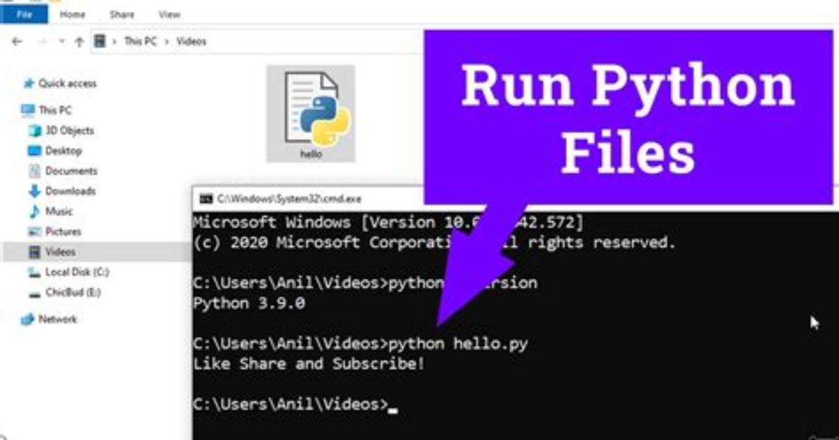 Can't Run a Python File in Windows Command Prompt [Duplicate]