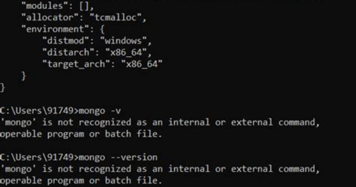 Can't Use Mongo Command, Shows Command Not Found on Mac
