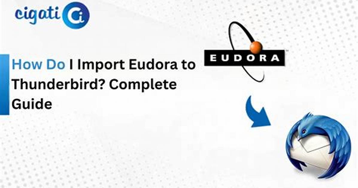 Can Thunderbird Import Eudora?