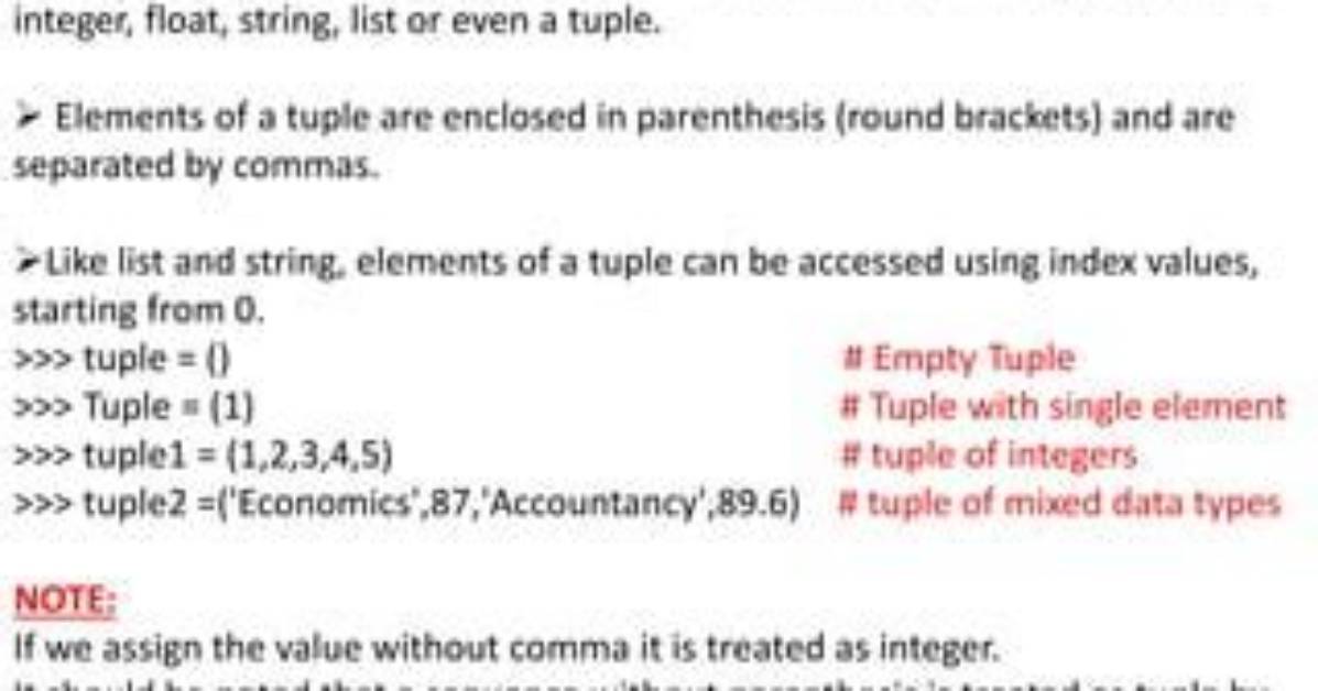 Can Tuple Have Different Data Types?