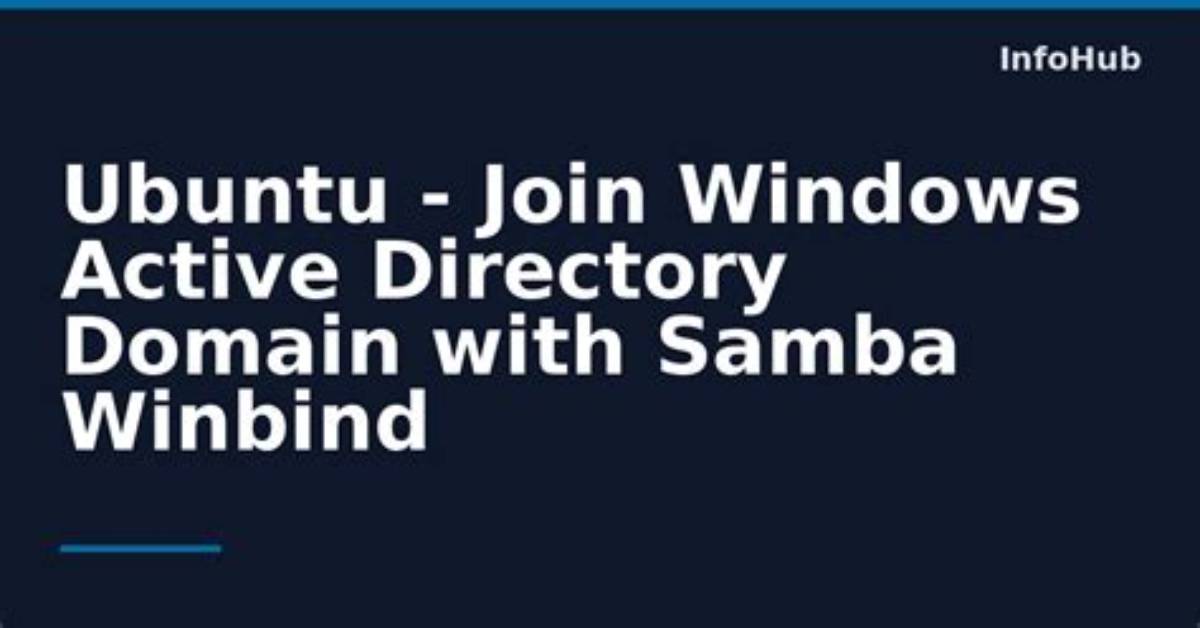 Can Ubuntu Join a Windows Domain?