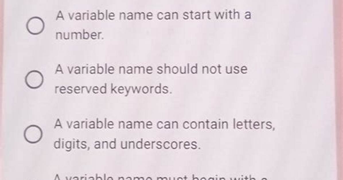 Can Variable Name Start with _?