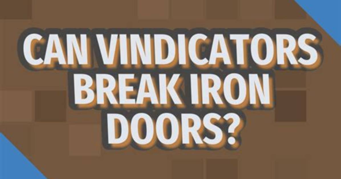 Can Vindicators Open Doors?