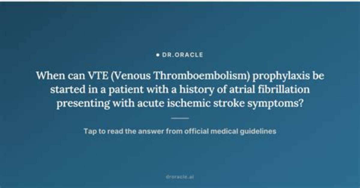 Can Vte Be Cured
