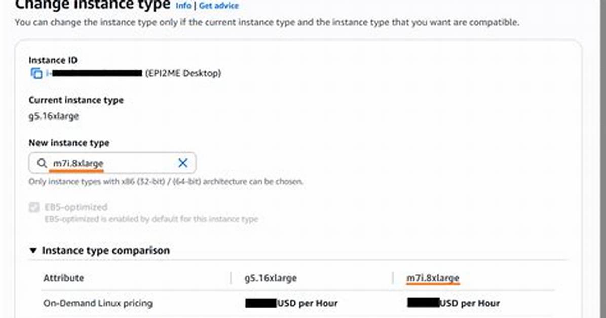 Can We Change Instance Type in Aws