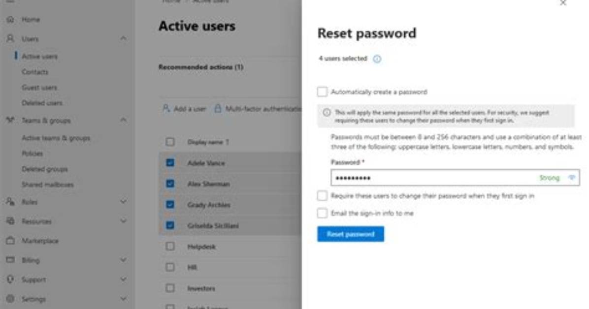 Can We Reset Password for an User in Globalscape Eft?