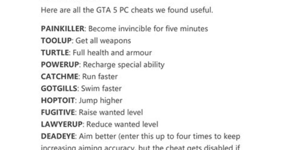 Can We Use Cheat Codes in Gta Vice City Android?