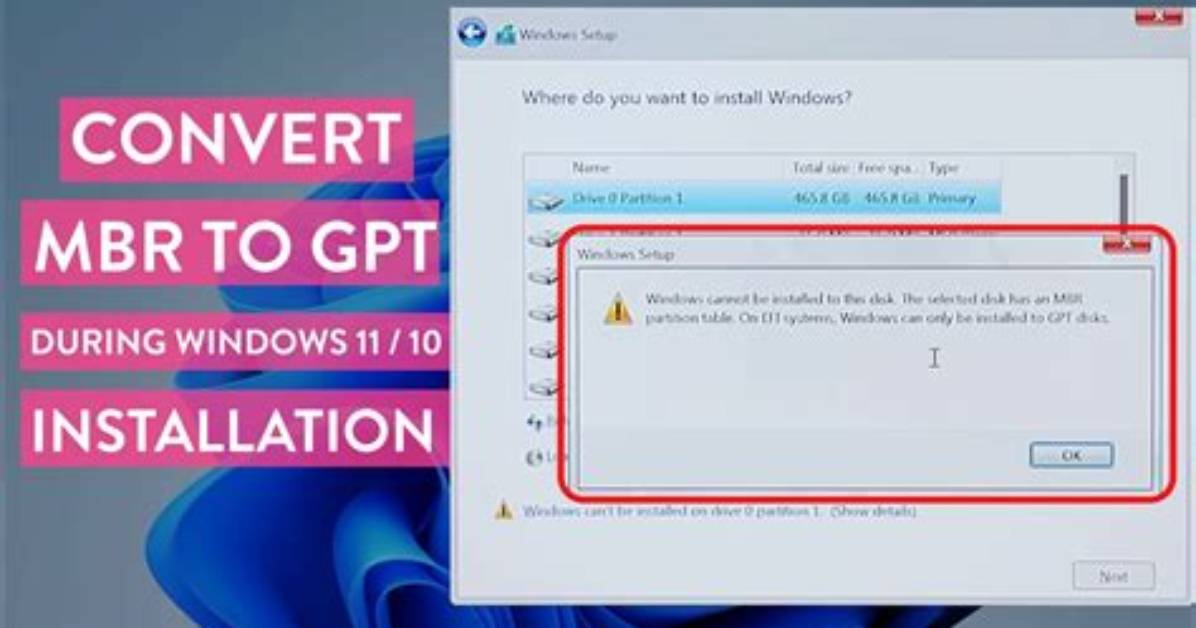 Can Windows 10 Boot from Mbr?