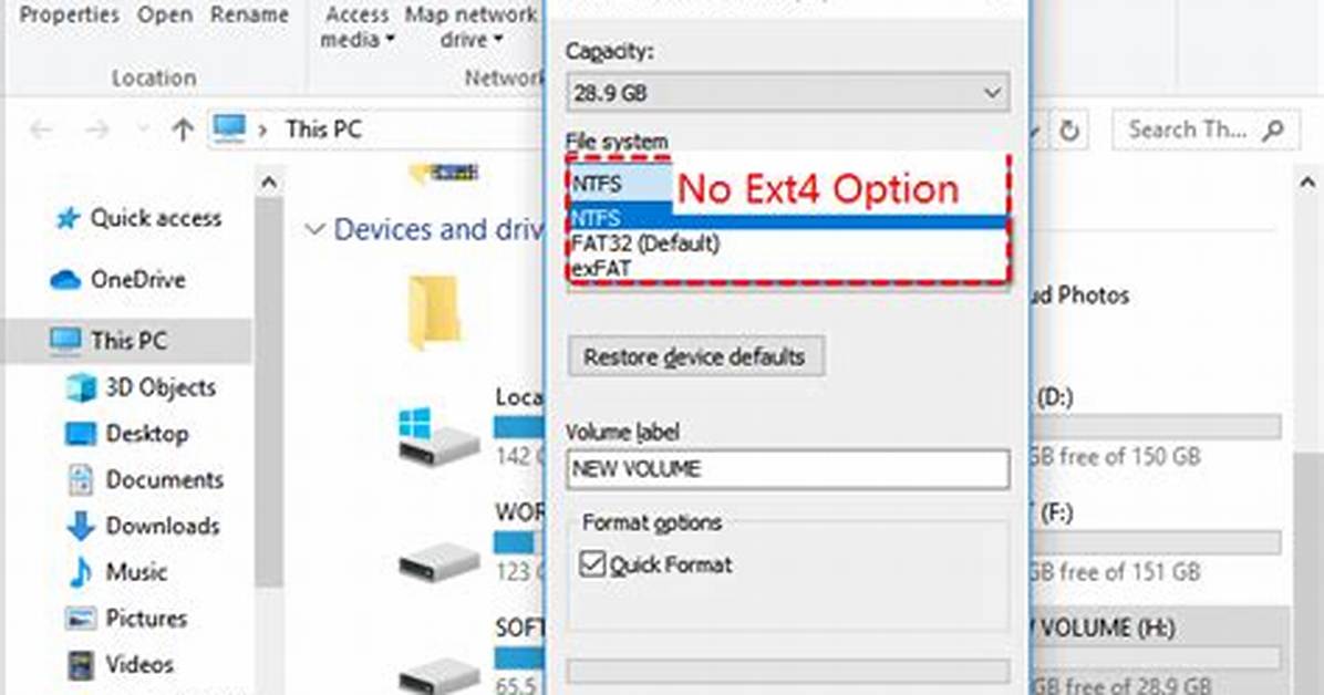 Can Windows 10 Mount Ext4?