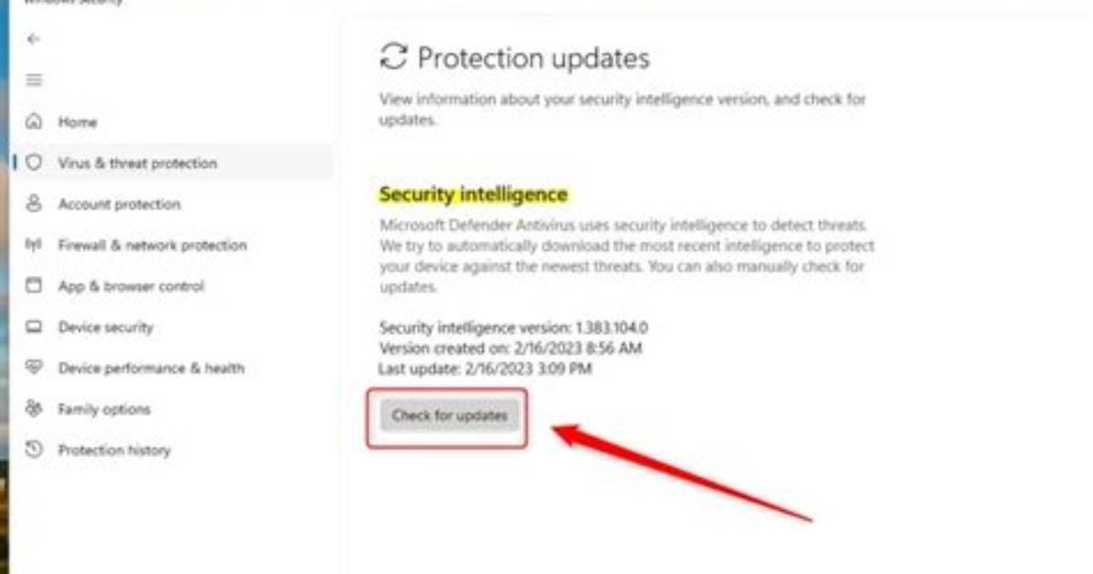Can Windows Defender Check for Updates?