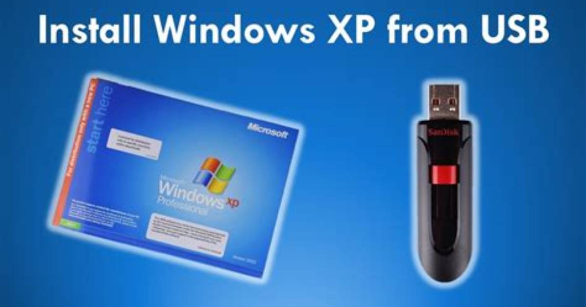 Can Windows Xp Boot from Usb?