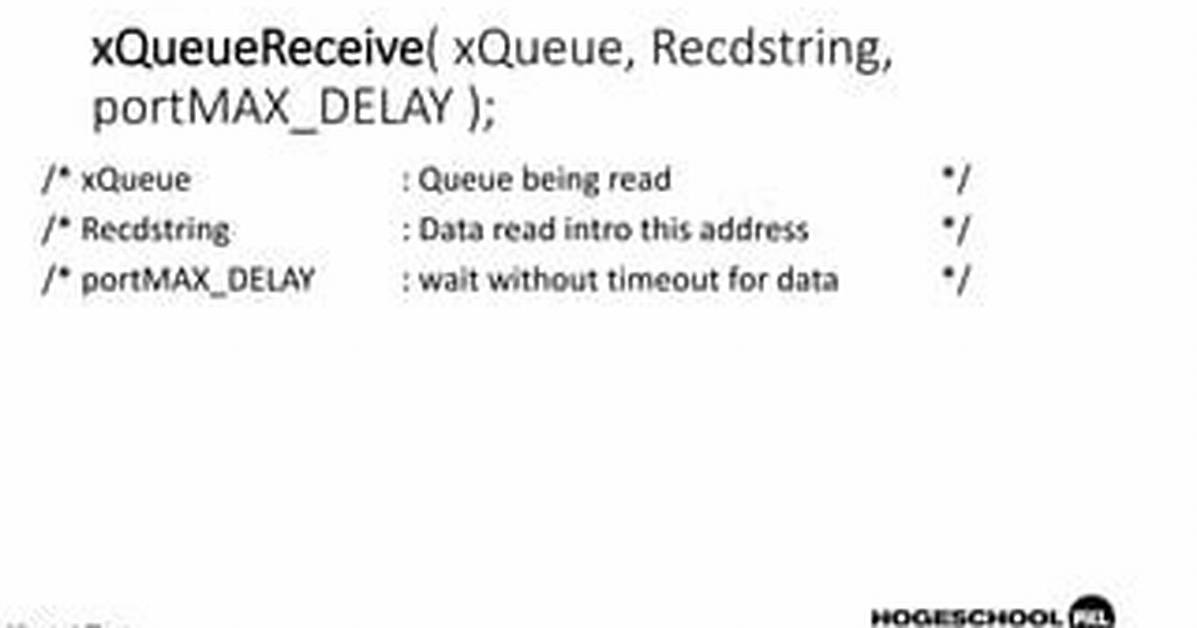 Can xQueueReceive Fail When xTicksToWait = portMAX_DELAY?
