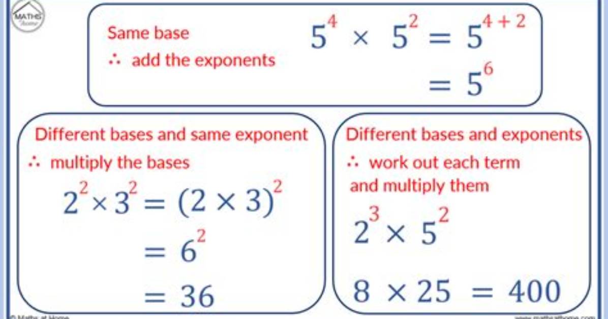 Can You Add Exponents with Different Bases