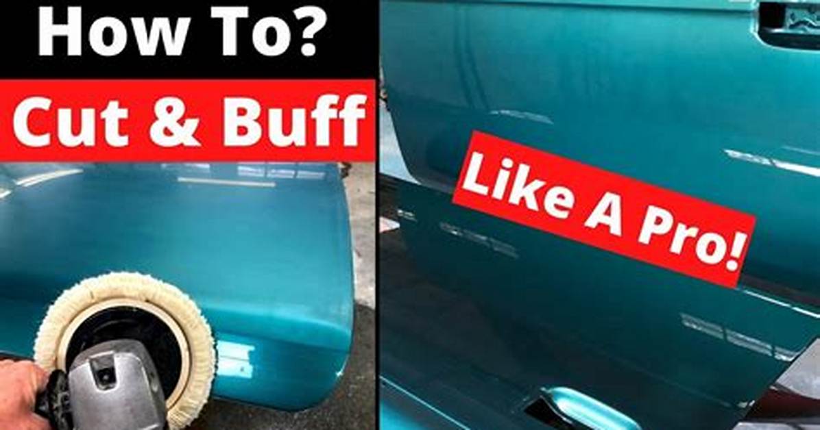 Can You Buff with T-Cut