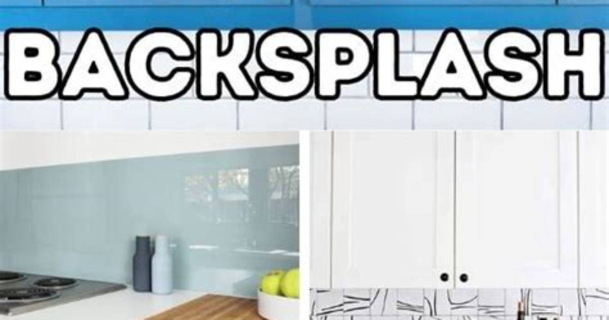 Can You Cover a Tile Backsplash
