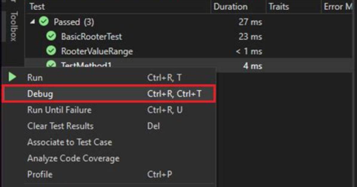 Can You Debug Unit Tests