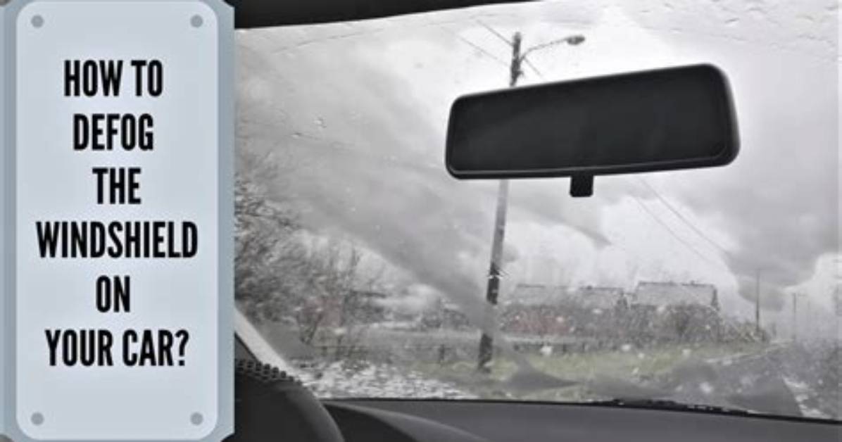 Can You Defog Windshield?