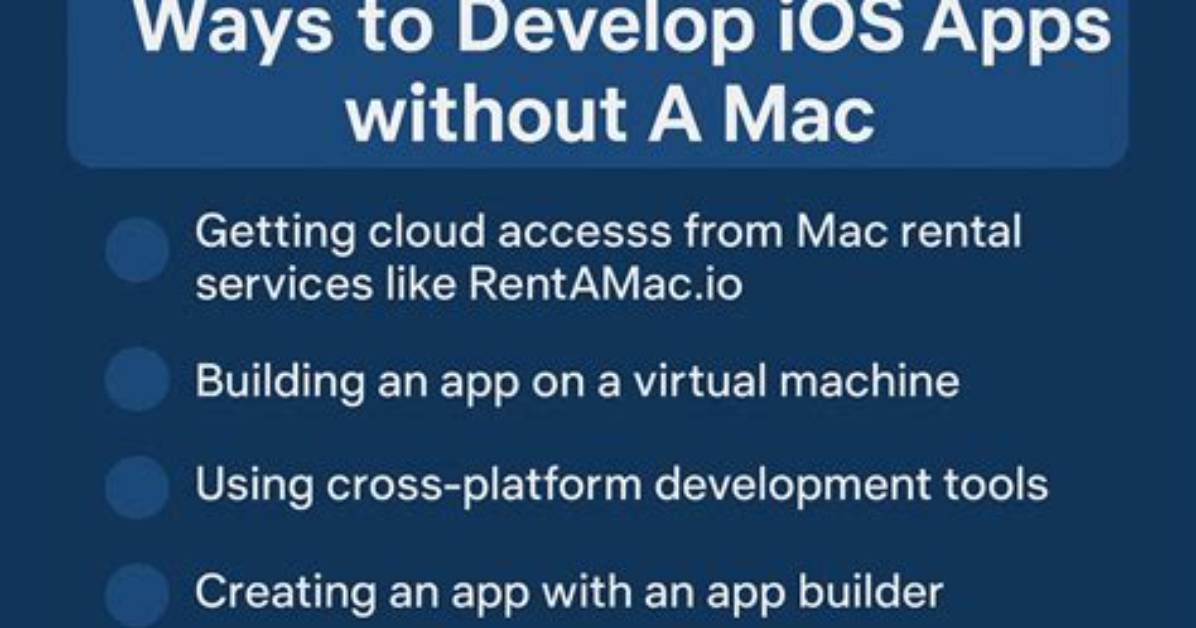 Can You Develop for iOS Without a Mac?