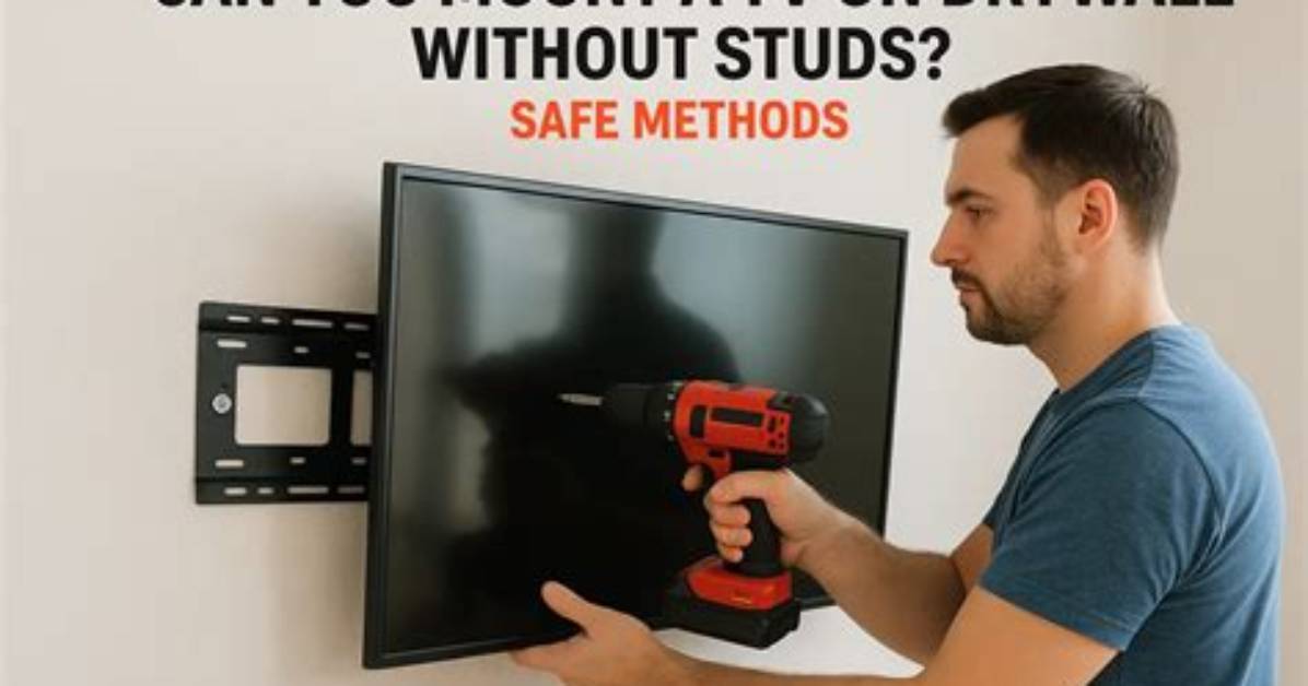 Can You Mount a Tv Without a Stud Finder