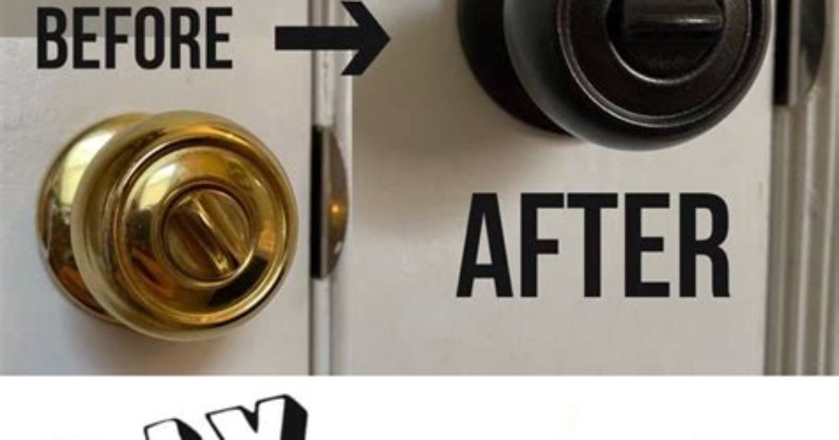 Can You Paint Gold Door Knobs?