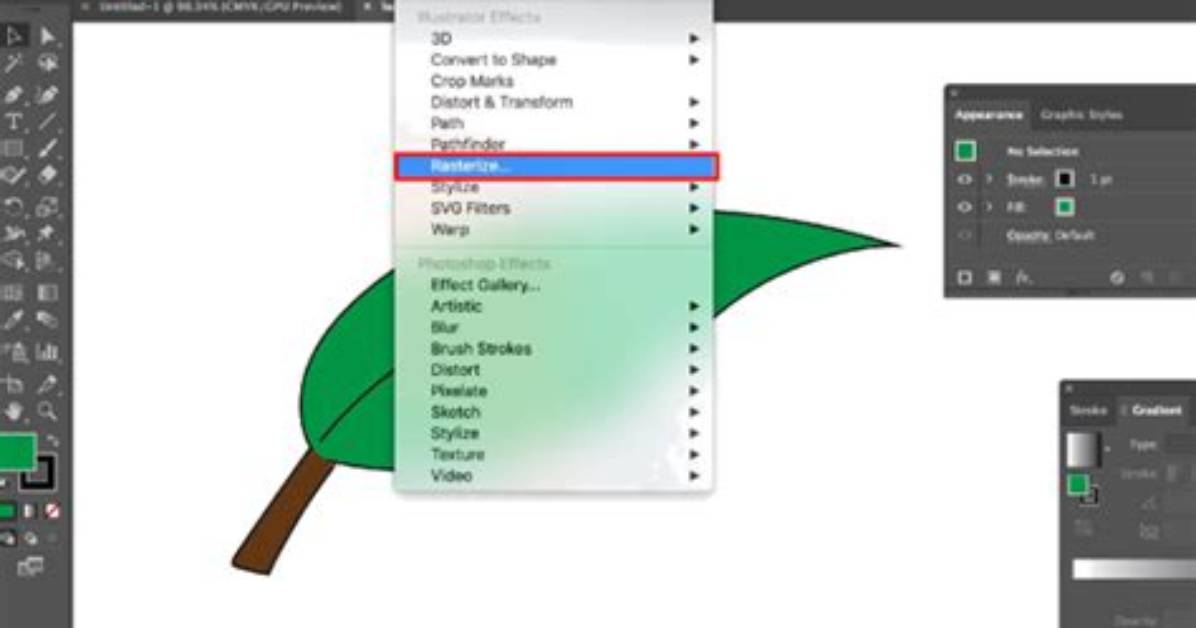 Can You Rasterize in Illustrator?