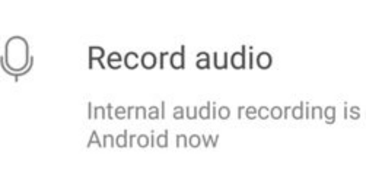 Can You Record Internal Audio on Android?