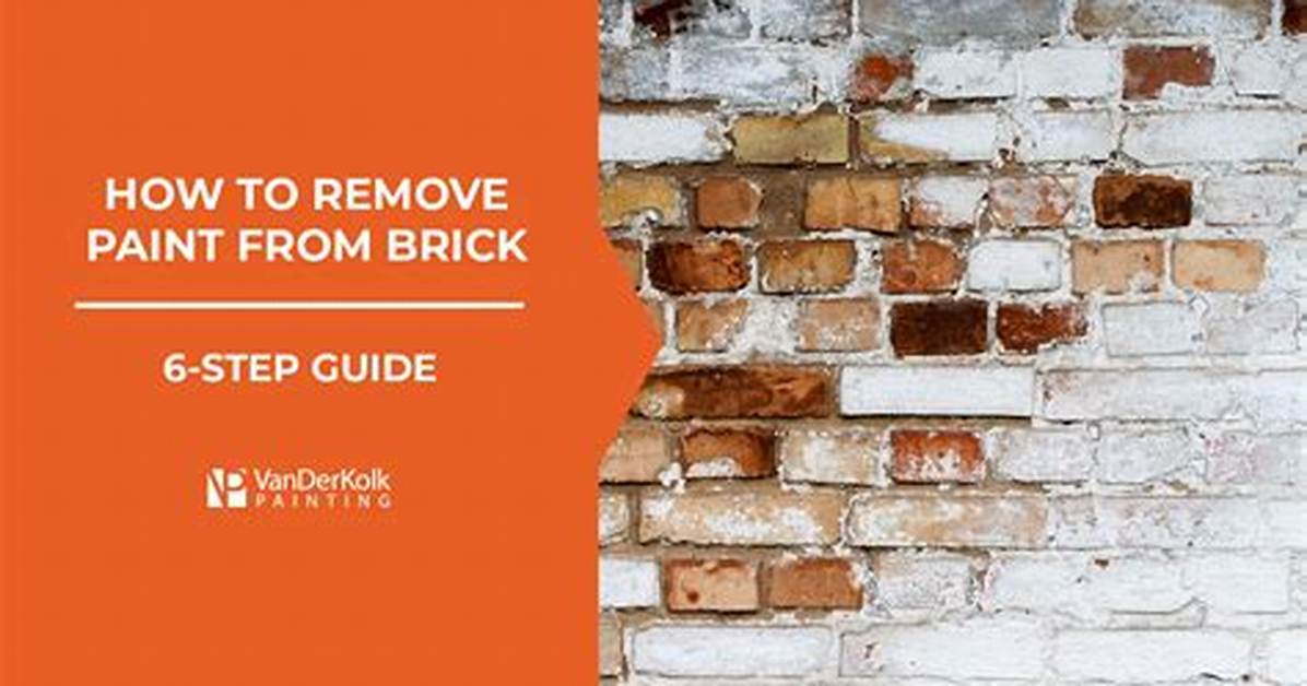 Can You Remove Paint from Painted Brick