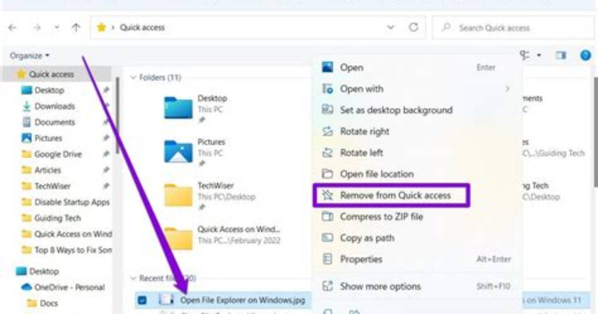 Can You Remove Quick Access from Windows 10?
