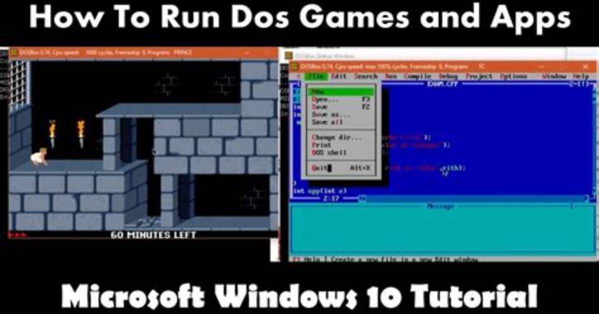 Can You Run Dos Programs on Windows Xp?