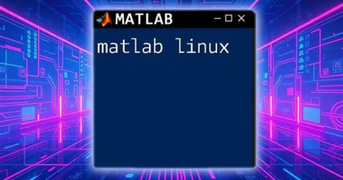 Can You Run Matlab on Linux?