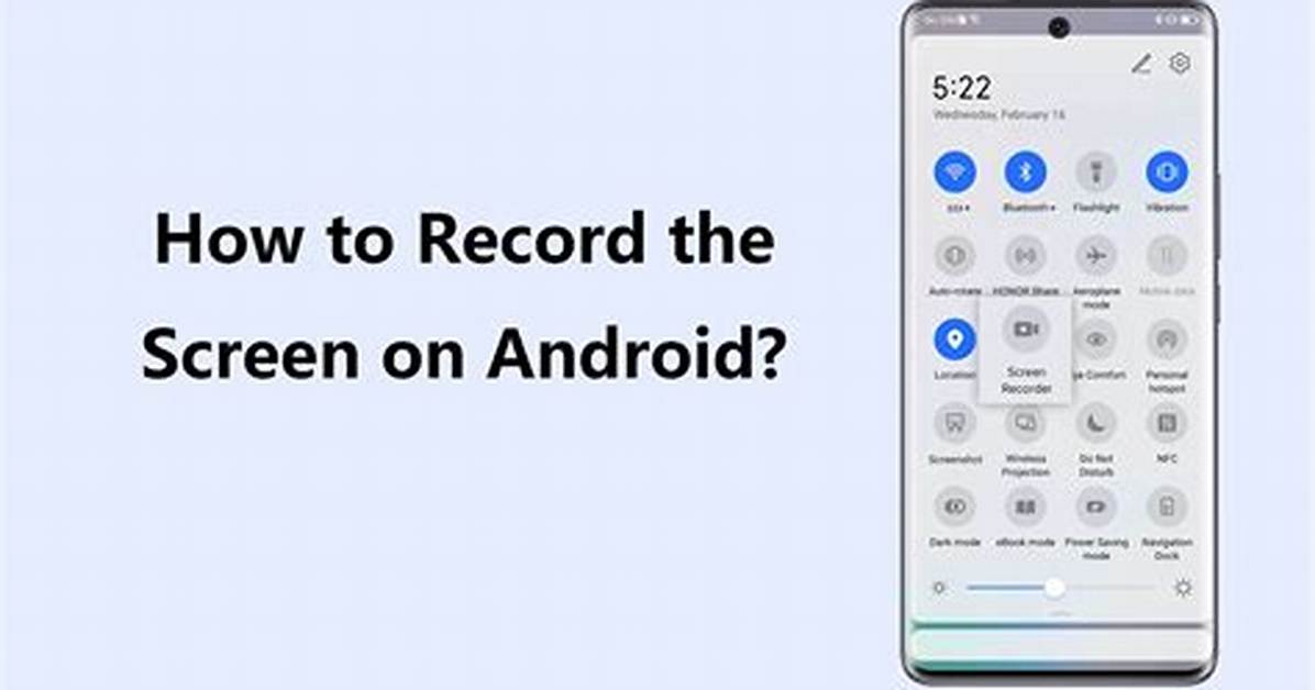Can You Screen Record on Android?