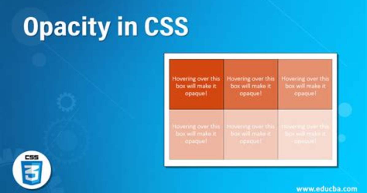 Can You Set a Border Opacity in Css?