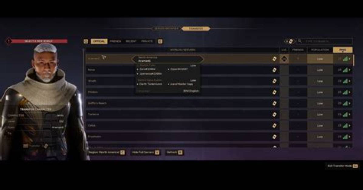 Can You Transfer Your Character Between Servers in New World