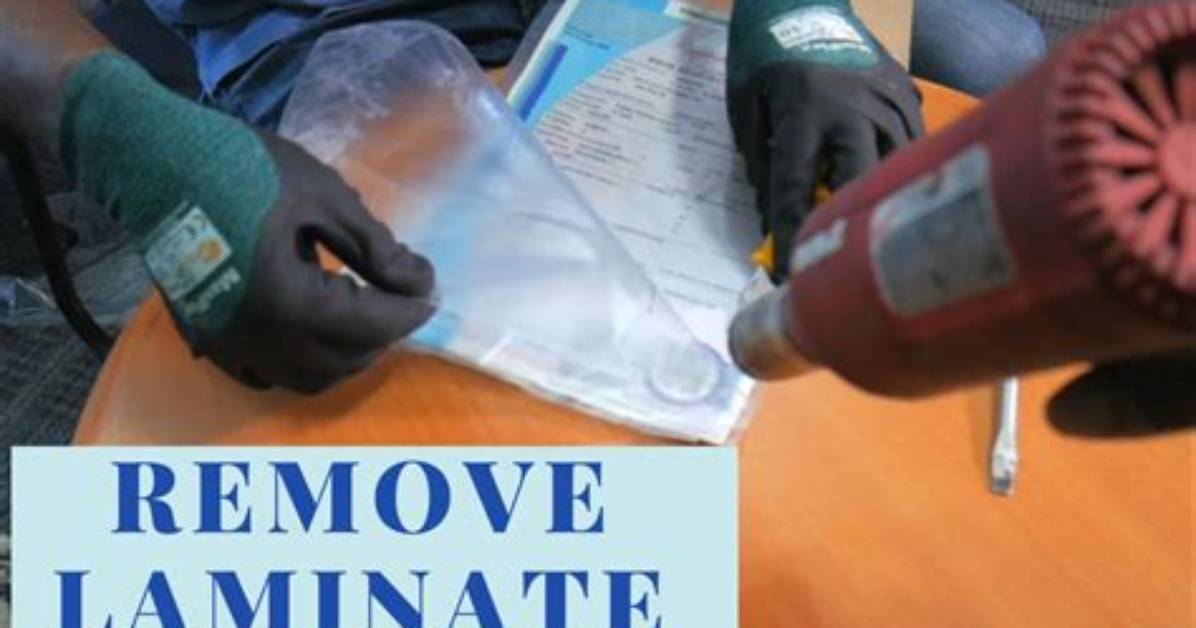 Can You Unlaminate Something?