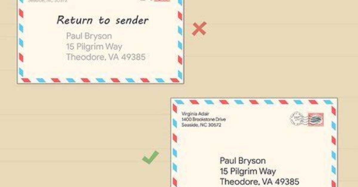Can You Write Rts on Mail?