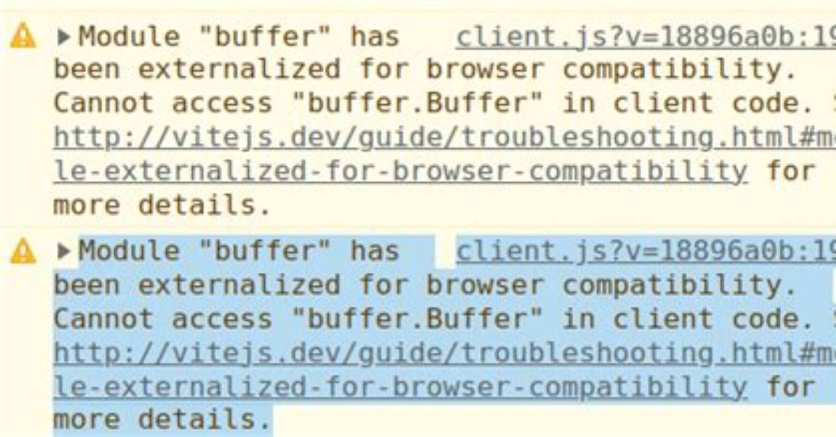 Cannot Access "Buffer. Buffer" in Client Code (Svelte with Userbase)